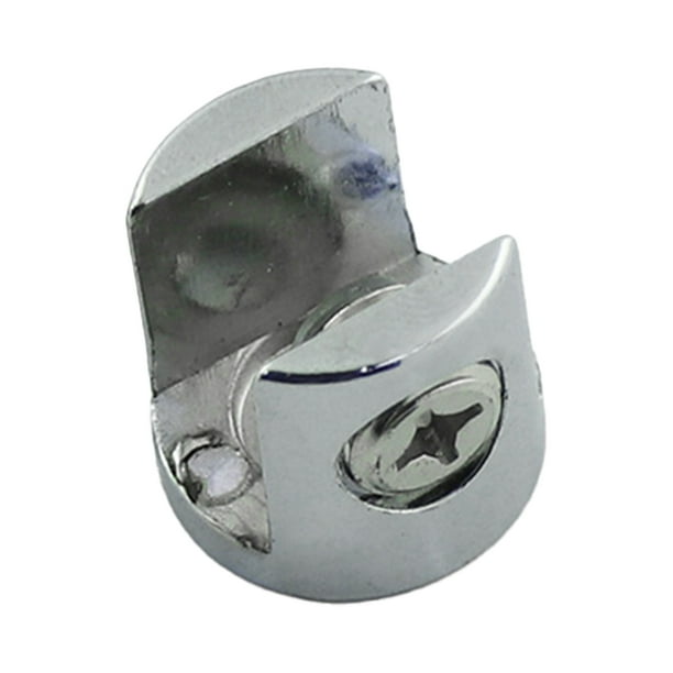 Riwesomey Abrazadera de vidrio de aleación de zinc, repuesto portátil reutilizable lavable, soporte de tablón electrochapado, accesorios de 6 Type1 NO1