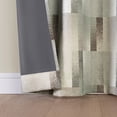 thumbnail image 5 of Sun Zero Sterling Gradient Geometric 100% Blackout Grommet Curtain Panel, 40"W x 84"L, Sage Green, 5 of 9