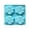A001- Style A, variant on Silicone Dog Treat Mold, Cat Paw Shaped, -Grade Silicone Baking Molds, Frozen Pet Snacks, Homemade Confections, Green Pink Blue, 4 Cavity, 1 Pc