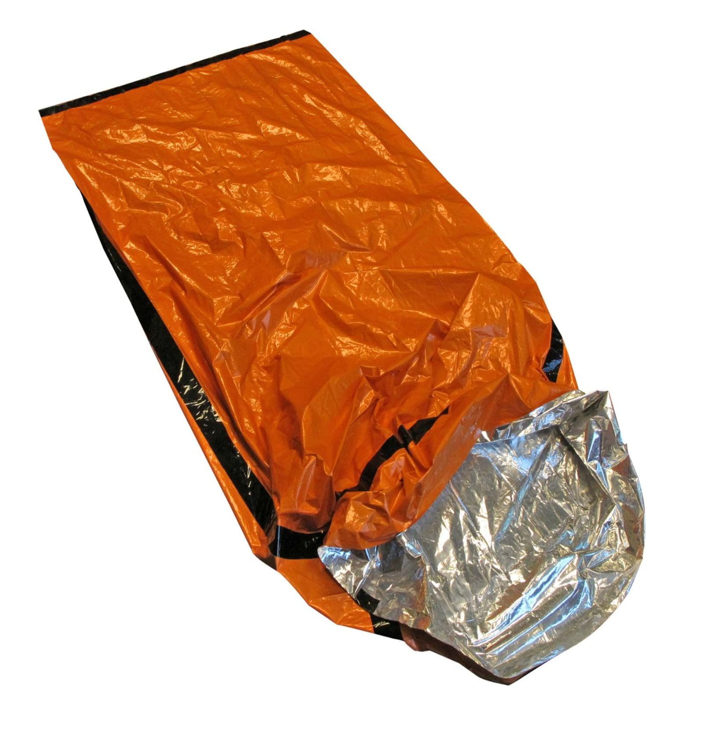 Eb122or Emergency Sleeping Bag With Drawstring Carrying Orange Eb122or Emergency Sleeping Bag With Drawstring Carrying Orange 1 Pack
