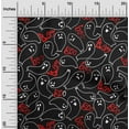 thumbnail image 1 of oneOone Polyester Lycra Black Fabric Halloween Quilting Supplies Print Sewing Fabric By The Yard 56 Inch Wide, 1 of 4