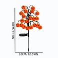 thumbnail image 3 of Halloween Decorations Lights Solar Ground Stake Light Pumpkin Bats Star Web Outdoor Decor Lamp for Yard Garden Walkway by PALIFEUR, 3 of 6