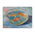 thumbnail image 5 of Yayeee Area Rugs for Living Room 5.2'x4' Non Slip Washable Bedroom Floor Carpet, Art Goldfish, 5 of 5