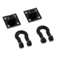 thumbnail image 4 of 2 Piezas Metal Ganchos de Remolque, Grilletes, Pernos en D para Scx10 :10 Car Crawler Negro CUTICAT Grilletes de cabrestante de coche RC, 4 of 7