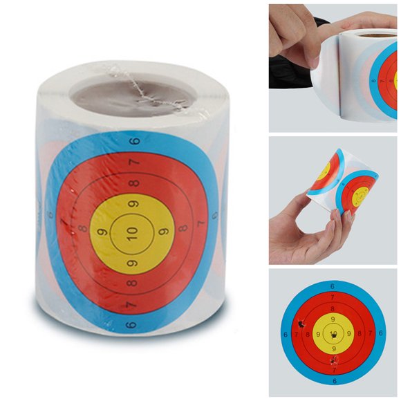LJNYFDC Easy to Aim Sticker Strong Self Adhesive Target Sticker Compact Size Portable Archery Target Practice Tool Durable and Convenient for Outdoor Shooting Practice