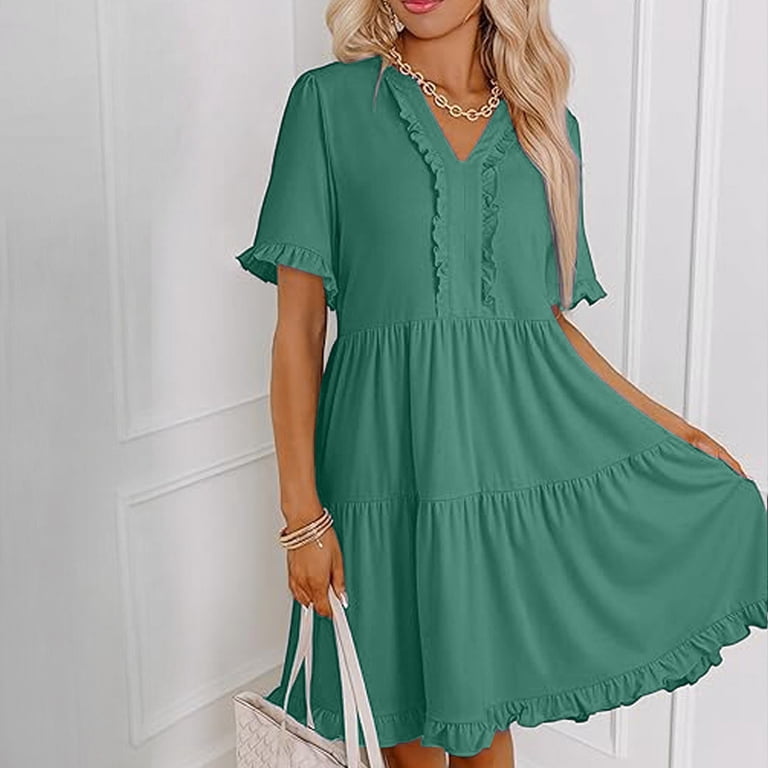 mint green babydoll dress Babydoll Slip Dress in Mint Green
