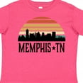 thumbnail image 4 of Inktastic Memphis Tennessee Skyline Retro Sunset Boys or Girls Toddler T-Shirt, 4 of 5