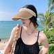 thumbnail image 4 of Sombrero de mujer con circunferencia de 55-58 cm, sombrero de verano con perla, sombrero para el sol con parte superior vacía, sombrero para el sol anti-ultravioleta, sombrero para el sol, 4 of 5