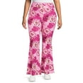 thumbnail image 2 of No Boundaries Women's Plus Flare Pant, 2 Pack, Sizes 1X-4X, 2 of 5