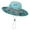 C-Light Blue, variant on Zwiiyzr Kids Toddler Newborn Baby Summer Bucket Adjustable Sun Hat Breathable Fisherman Hats 6M-4T Blue