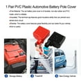 thumbnail image 4 of destyer 1 Pair Plastic Automobile Battery Pole Cover Portable Triangular Anti-rust Motorcycle Terminal Cap Protector Accessories, 4 of 6