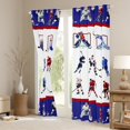 thumbnail image 3 of Homewish Boys Ice Hockey Print Black Out Curtains,Sport Theme Curtains Pack of 2 (42x63 Each),Ball Gamer Bedroom Curtains,Super Cozy Room Decor, 3 of 6