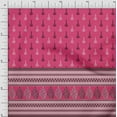 thumbnail image 1 of Soimoi Modal Satin Fabric Geometric,Stripe & Floral Panel Decor Fabric Printed Yard 42 Inch Wide, 1 of 2