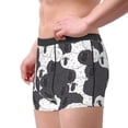thumbnail image 3 of Bingfone Black And White Sheeps Men's Underwear - Casual Stretch Boxer Briefs-Small, 3 of 7