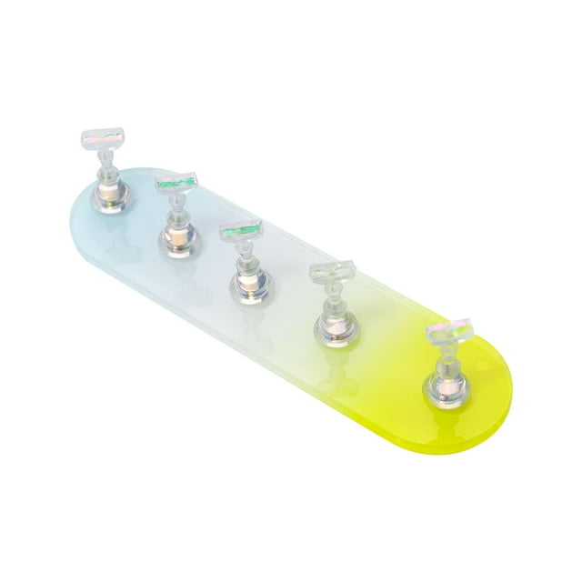 Nail Stand for Press On Nail Art Set Accessories Base for Salon and Yellow
