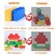 thumbnail image 2 of Juego de bloques de construcción Himita Big Building Bricks, 101 piezas para niños, 2 of 8