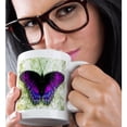 thumbnail image 2 of 3drose, Butterfly Purple, 11oz Mug, 2 of 6