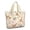 Pitbull Dog, variant on Tote Bag for Women - Pug and Footprints Shoulder Bag - Large Utility Work Duffle Bag with Zipper Handbag for Travel, Work, Sprots