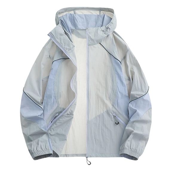 Rvwovn Unisex UV Protection Jacket Lightweight for Running Hiking Fishing, Summer Outdoor Wear