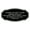 Black / Silver, variant on Victorian Please Do Not Flush Etiquette Sign (Walnut) - Small 3" X 6"