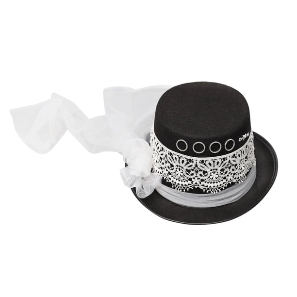 Sombrero de copa Steampunk con gafas para hombre, sombrero de copa de Bowler, sombrero de copa Vintage para Halloween, gótico, Carnaval, club nocturno