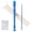 Blue, variant on Eastar ERS-1GG German Soprano Recorder 8 Hole C Key 3 Piece Instrument