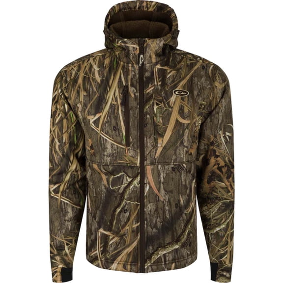 Drake Waterfowl Men's MST Full Zip Hole Shot Hooded Windproof Eqwader