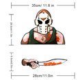 thumbnail image 4 of Rear Window Wiper Sticker Rear Windshield Windscreen Waving Decal sticker window wiper decal Automotive Adhesive Decor, Type 1, 4 of 8