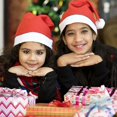 thumbnail image 4 of Gorros de Navidad para niños y adultos, gorro de tela no tejida de Papá Noel, gorro de Feliz Navidad, fiesta de año nuevo, decoración de Festival, regalo, 4 of 4