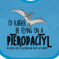 thumbnail image 4 of Inktastic Flying Pterodactyl Boys or Girls Baby Bib, 4 of 4