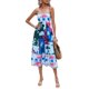 thumbnail image 5 of Productos en liquidación Vestido de verano europeo y americano, sin mangas, sin cuello, de cintura alta, estampado, pintado, con tirantes grandes Cielo azul M, 5 of 5