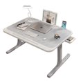 thumbnail image 1 of AZYAAXZM Mesa para Cama Plegable para Laptop con Luz y Caj&oacute;n Escritorio y Carga Inal&aacute;mbrica, Mesa Soporte Port&aacute;til para Computadora Comer Escribir Trabajo, Bandeja de, 1 of 7