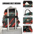 thumbnail image 3 of FORMRS Mini Backpack Purse for Women Travel Daypack Casual Shoulder Bag, Green Stars Abstract, 3 of 7