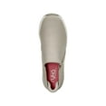 thumbnail image 3 of RYKA Womens Beige Mixed Media Goring 1/2" Platform Water Repellent Cushioned Removable Insole Guinevere Round Toe Wedge Zip-Up Sneakers Shoes 6 W, 3 of 4