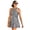 Black White Abstract, variant on Women's Plus Size Tummy Control One Piece High Neck Wrap Swimdress with Adjustable Straps