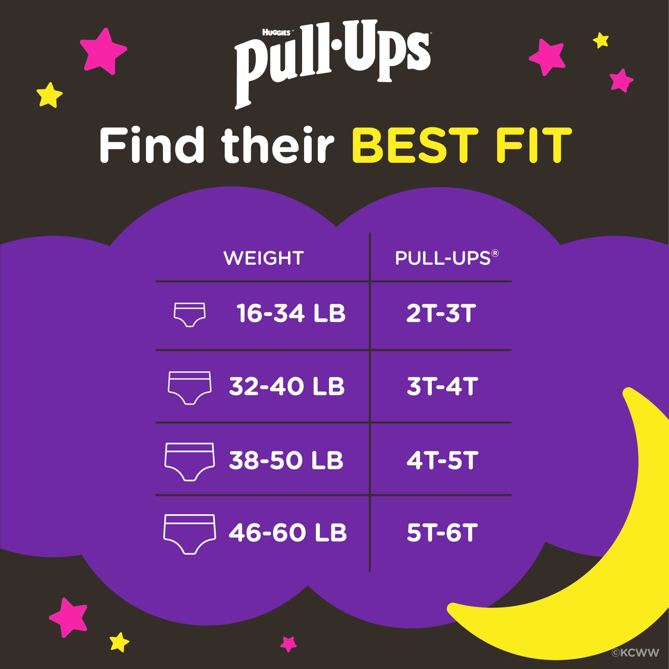 Pull-Ups Girls' Night-Time Training Pants, 3T-4T (32-40 lbs), 60 Ct (Select for More Options) - image 4 of 12
