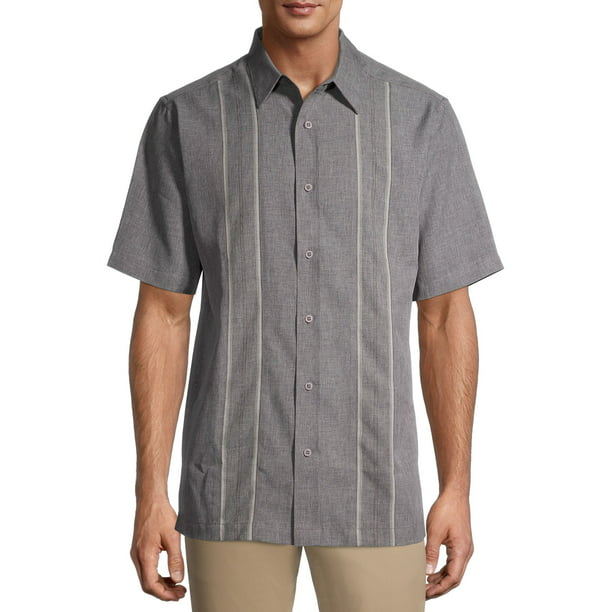 GEORGE - George Men's and Big Men's Microfiber Shirt, up to 5XL ...