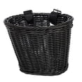 thumbnail image 2 of koolsoo Kids Handlebar Bike Basket Imitation Rattan Handmade Basket Simple and Black, 2 of 9