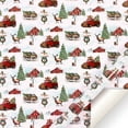 thumbnail image 2 of Clearance! Gift Wrapping Paper Red And White Paper 6Pcs 70cm X 50cm Per Roll For Packing Goods, 2 of 7