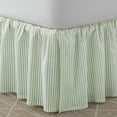 thumbnail image 4 of Falda de cama Laura Ashley Home de algodón con volantes, color verde queen, 4 of 4