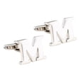 thumbnail image 2 of Gemelos de Camisa de Negocios Zulema con Letras distintivas Accesorios de Boda para Hombres CuffLinks, 2 of 8