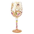 thumbnail image 2 of Enesco Lolita Queen for a Day Wine Glass 9in H, 15oz, 2 of 9