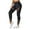 AA-Dark Gray1139, variant on XIAONU Women's High Waist Active Leggings Mesh Paneled Cropped Tights Stretchy Breathable Workout Bottoms Black