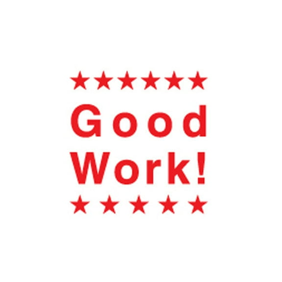 SHAPES ETC. Incentive Stamp - Good Work