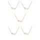 thumbnail image 3 of Sonducket Carta Amistad Collar DIY Creativo Chic con Display Card Charm Colgante para Lover Festival Gifts Rose Gold Virgo Type2 NO2 Sonducket CBP300719, 3 of 6