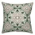 thumbnail image 2 of Creative Products Faded Gray Green Medallions 18x18 Indoor / Outdoor Pillow, 2 of 9