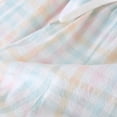 thumbnail image 6 of Umfun Women's Plaid Skirt Elastic Drawstring Waist Casual Summer Skirt with Pockets, 6 of 7