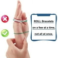 thumbnail image 3 of 30 Pieces 3 Colours Guitar String Bracelet Set 1.5mm Metal Simple Christmas Colours Stackable Stretch Bracelet for Christmas Coil Ornaments Spiral Bracelet 10Pcs/Color, 3 of 6