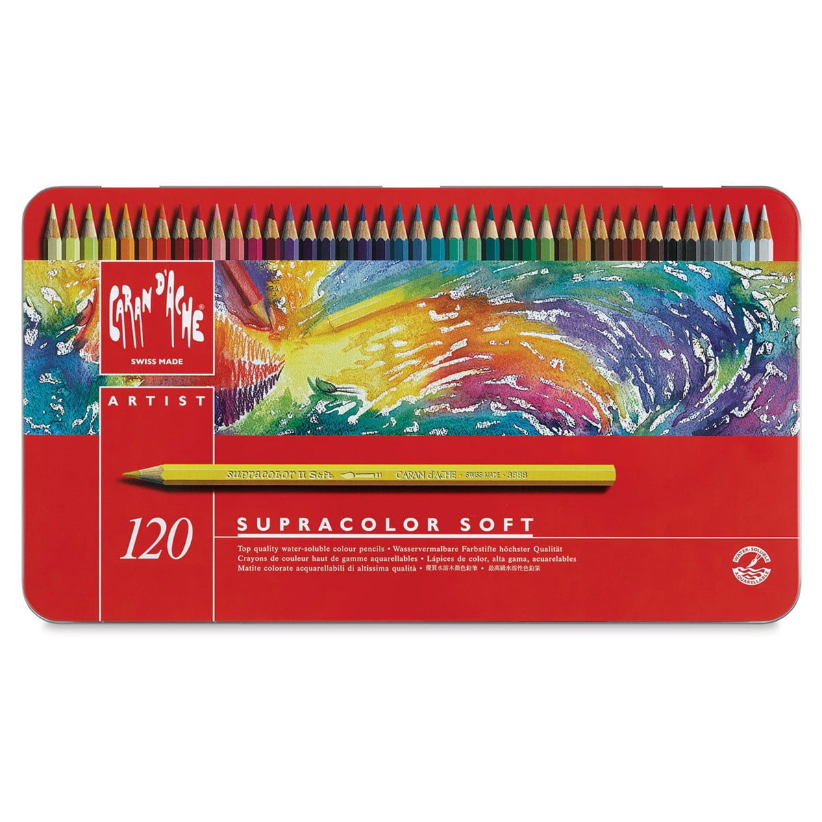 Caran d'Ache Supracolor Soft Aquarelle Pencil Set - Assorted