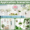 thumbnail image 4 of VONKY Outdoor Hanging With Base Elegant Inside Flower Lamp For Gardens Pots For Metal Lights With Rings Lamp Hanging C, 4 of 6